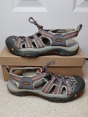 Keen Newport H2 Pink And Gray Shoes Womens 8